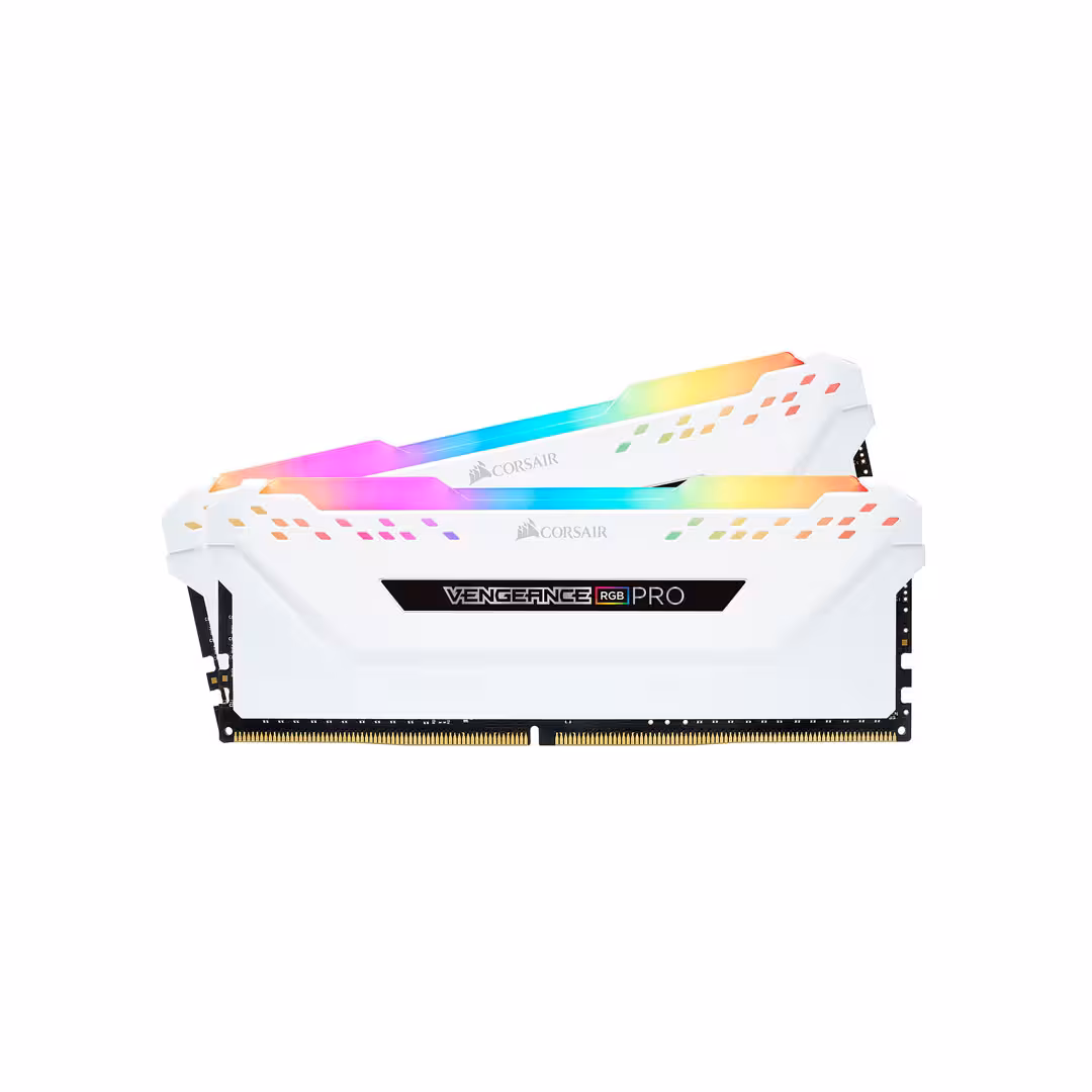 رم کامپیوتر کورسیر Vengeance RGB PRO 16GB (2x8) 3200MHz CL16 White