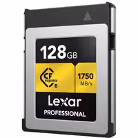 کارت حافظه CFexpress لکسار مدل Professional استاندارد Type B  سرعت 1750MB/s ظرفیت 128گیگابایت