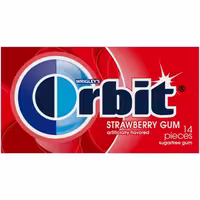 آدامس بدون شکر توت فرنگی اوربیت Orbit بسته 14 عددی