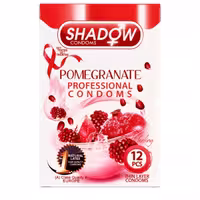 کاندوم تنگ کننده و تاخیر شادو مدل POMEGRANATE بسته 12 عددی(انقضا2026.04)