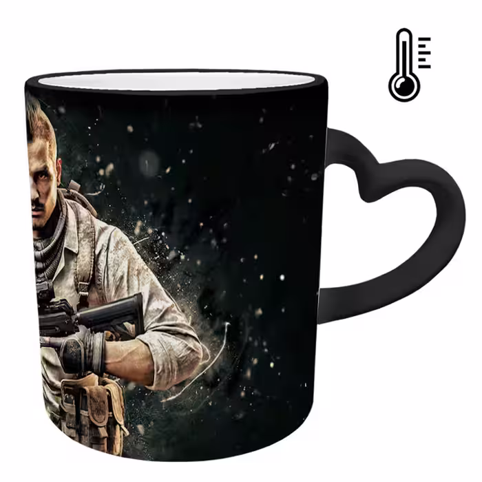 خرید ماگ-لیوان حرارتی  دسته ساده  بازی کال آف دیوتی call of duty کد 12