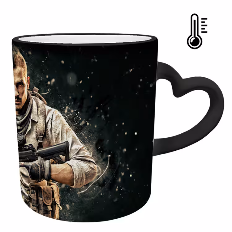 خرید ماگ-لیوان حرارتی  دسته ساده  بازی کال آف دیوتی call of duty کد 12