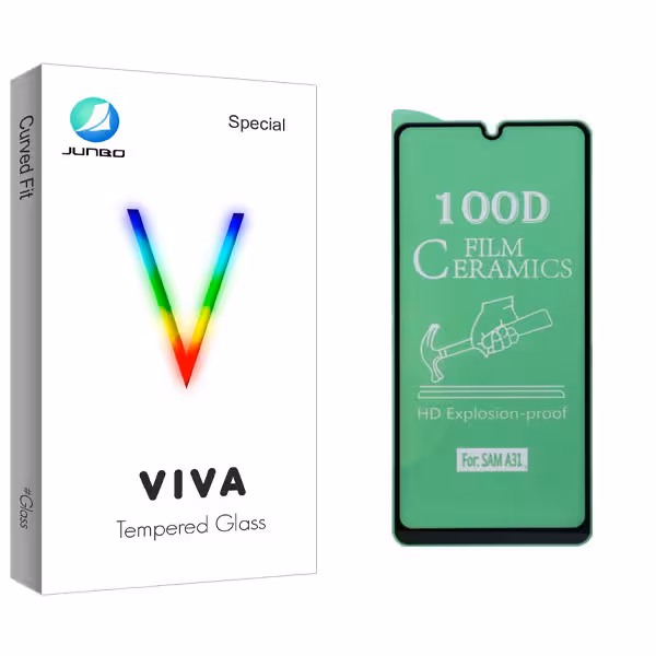 محافظ صفحه نمایش سرامیکی جانبو مدل Viva Glass مناسب برای گوشی موبایل سامسونگ Galaxy A31