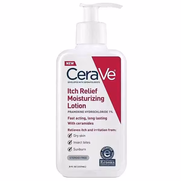 لوسیون کرم مرطوب کننده و ضد خارش سراوی مدل Itch Relief حجم 237 میلی لیتر