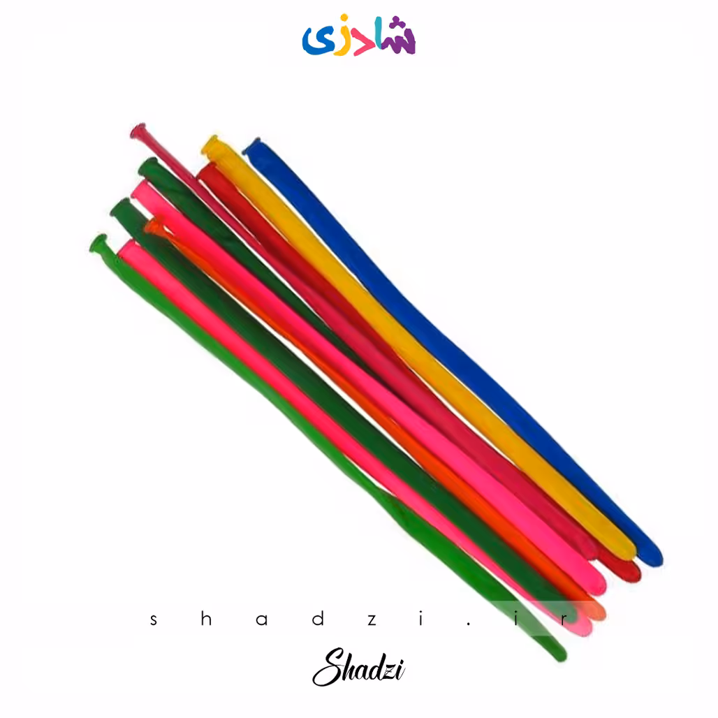 بادکنک ماری بسته 10 عددی رنگ جور