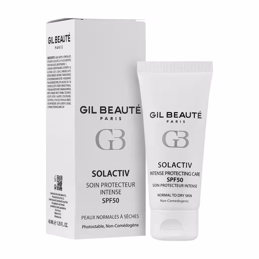 کرم ضد آفتاب بدون رنگ سل اکتیو SPF50 پوست خشک و نرمال 40 میلی لیتر ژیل بوته Gil Beaute