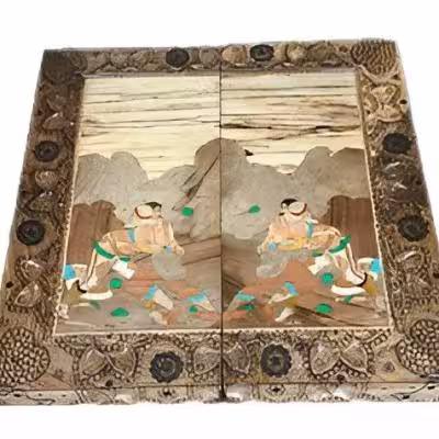 تخته نرد طرح رستم و سهراب کد 4001