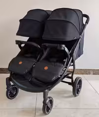 کالسکه دوقلو کنار هم کیدیلو المان با جمع شو کوچک و کیفیت عالی kidilo