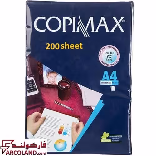 کاغذ A4 کپی مکس بسته 200 عددی