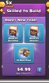 افر Skilled to build 4.99$ کلش اف کلنز