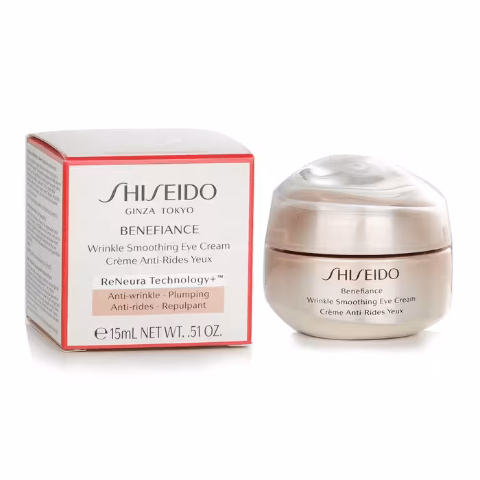 کرم دور چشم ضدچروک شیسیدو Shiseido Benefiance Wrinkle Smoothing Eye Cream – 15ml