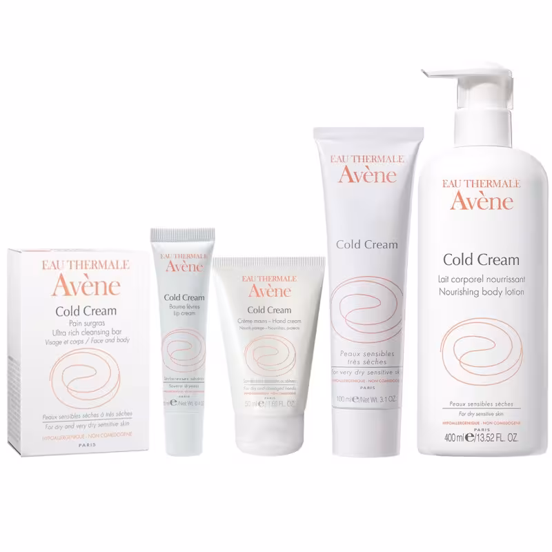 پک آبرسان صورت و بدن اون Avene مدل Cold Cream بسته 5 عددی