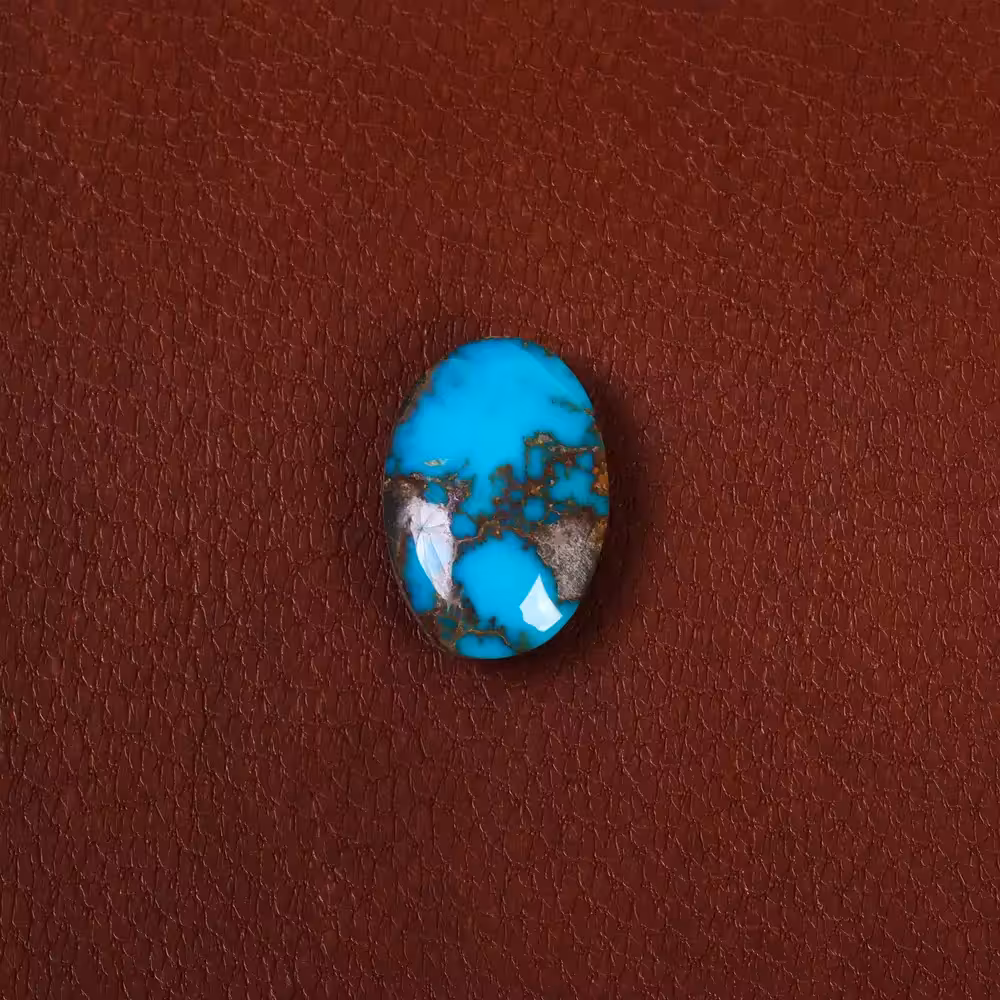 نگین فیروزه شجری کد 29620 - جواهری مشاهیر