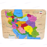 پازل مقوایی نقشه ایران
