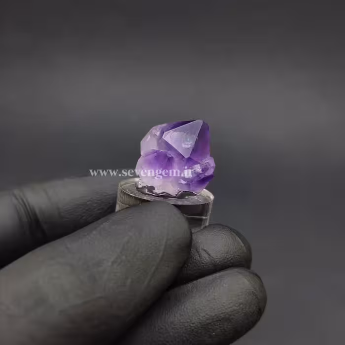 راف بلور خوشه ای سنگ آمیتیست (کد533)