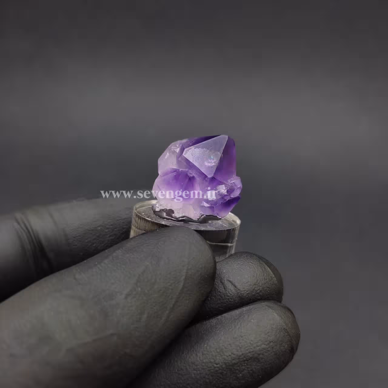 راف بلور خوشه ای سنگ آمیتیست (کد533)