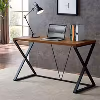 میز تحریر چوبی فلزی 0011