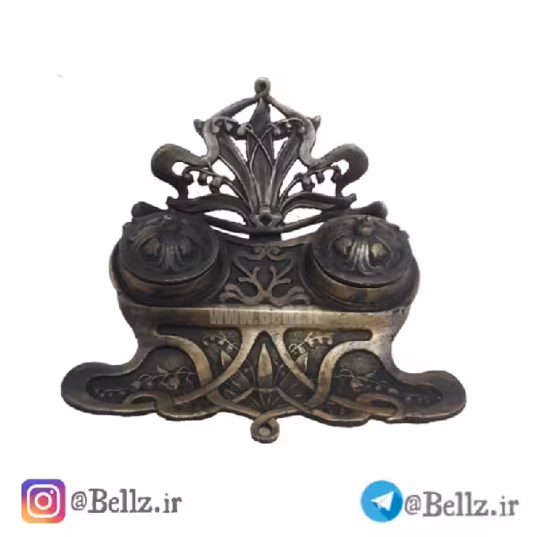 جا دوات و مرکب و جوهر دان  برنجی