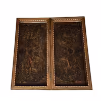 تخته نرد و شطرنج چوب گردو سنندج کد 224