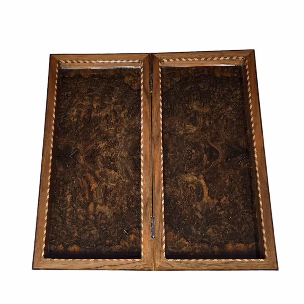 تخته نرد و شطرنج چوب گردو سنندج کد 224