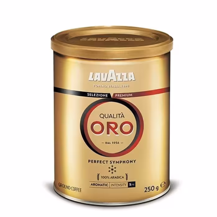 پودر قهوه لاوازا Lavazza مدل Oro قوطی 250 گرمی 