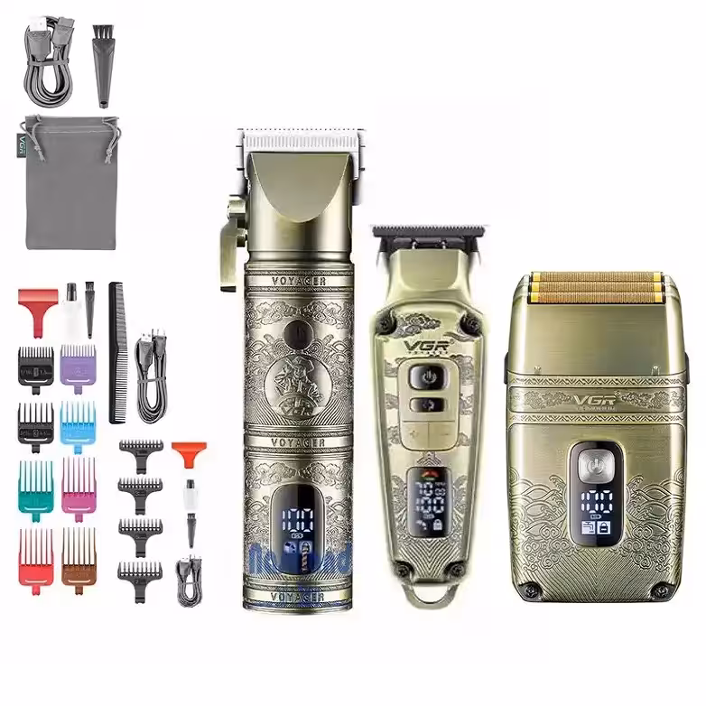 ست ماشین اصلاح حجم زن شیور و خط زن وی جی آر مدل VGR V-697 V-935 V-901