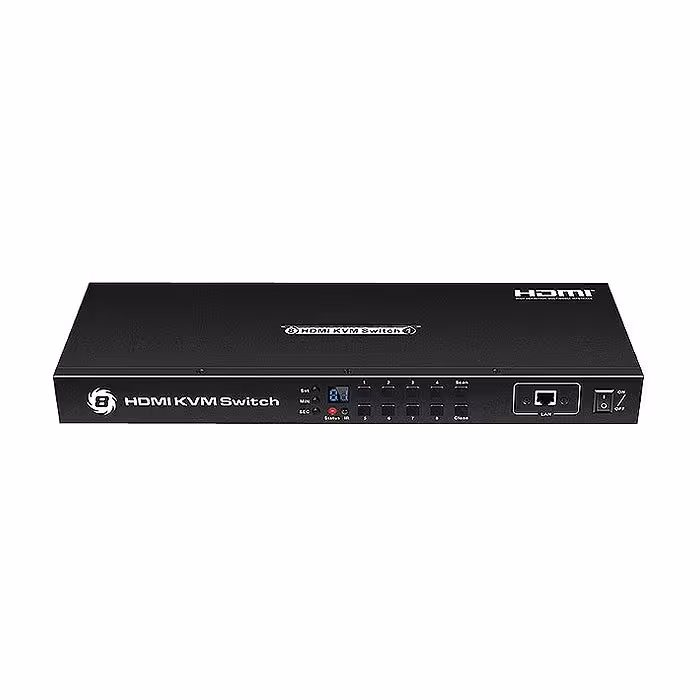 کی وی ام سوئیچ 8 پورت HDMI با ریموت کنترل لایمستون LS-HK0801
