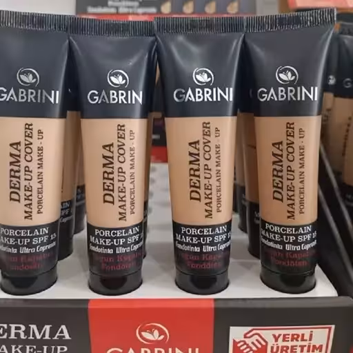 کرم پودر مات 24 ساعته درما 10 میل شماره 104 (تستر کوچک) ا Gabrini Derma Maku-Up Cover