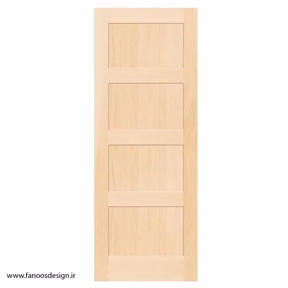 درب اتاق خواب با روکش بلوط قاب تونیک کد 1420