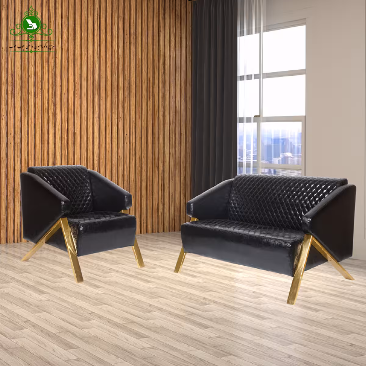 مبل نیم ست اداری مدل کارا