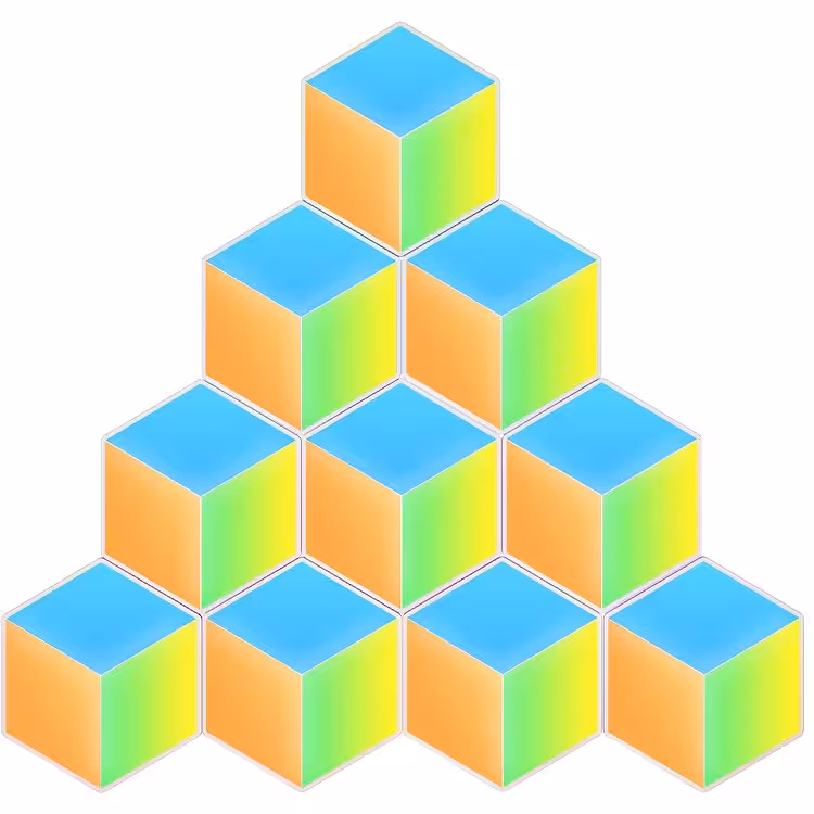 لامپ هوشمند GoVee Glide Hexagon Pro – پک 10 تایی