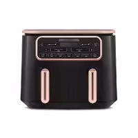 سرخکن بدون روغن دوقلوی کاراجا مدل Air pro cook duo tandir مشکی رزگلد