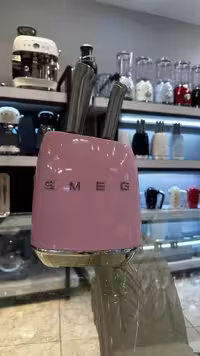 ست چاقو 7 پارچه اسمگ SMEG رنگ صورتی