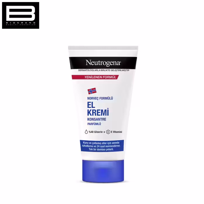 کرم دست نوتروژینا مناسب پوست خشک و حساس حجم 50ml