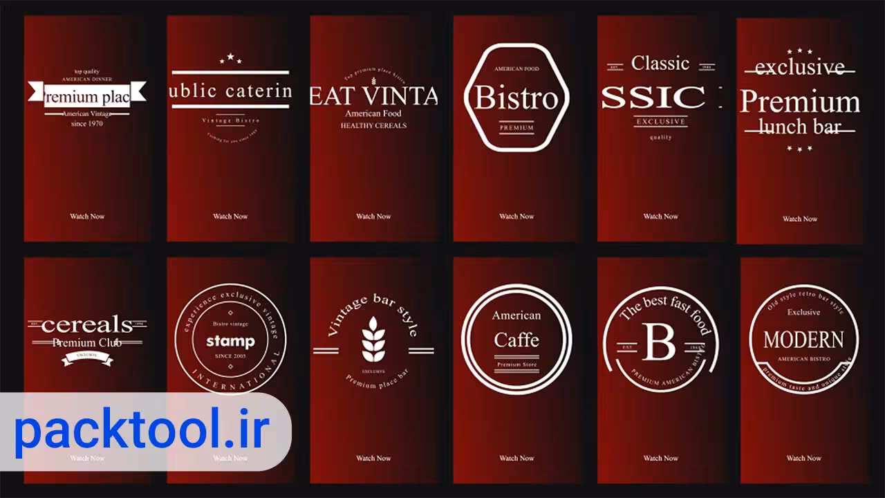 دانلود پروژه آماده افتر افکت استوری اینستاگرام برای رستوران Instagram Stories Bar & Restaurants - پک تول