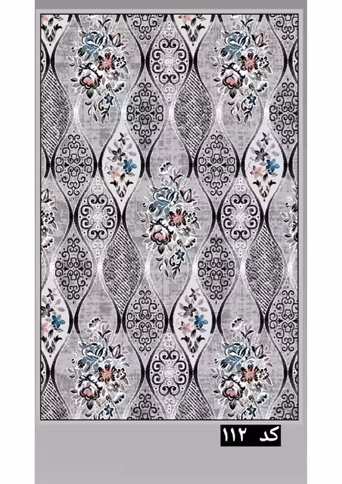 گلیم ماشینی 400 شانه آکرلیک کاشان(امکان پرداخت قسطی)-کد 112