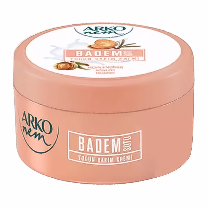 کرم مرطوب کننده صورت و بدن آرکو ARKO مدل Badem Sütü شیر بادام حجم 250ml
