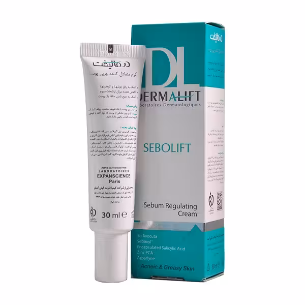 کرم کنترل چربی پوست سبولیفت درمالیفت 30 میلی لیتر