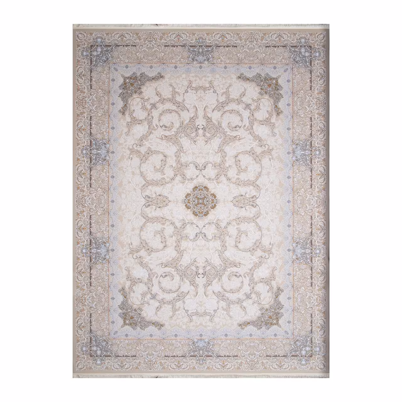 فرش ماشینی طرح بژ کد 1434