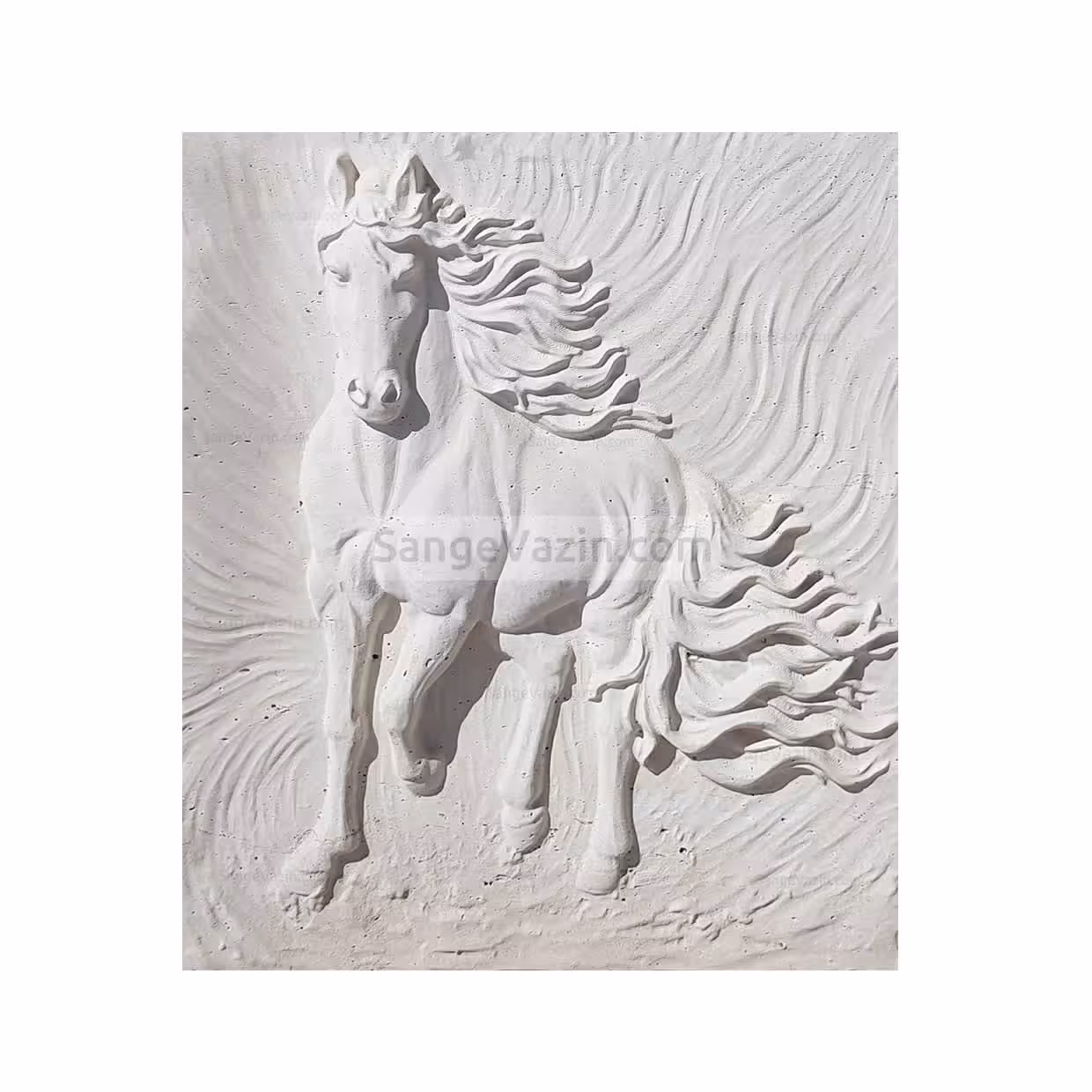 تابلو سنگ اسب