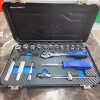 جعبه بکس صنعتی 21 پارچه درایو 1/4 اسکای مدل ST-9907 جنس کروم وانادیوم