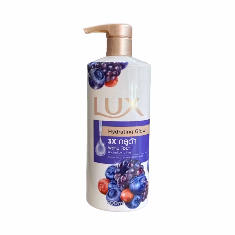 شامپو بدن لوکس 500 میل رایحه میکس توت شیرین – LUX BODY WASH SWEET MIXED 500 ML