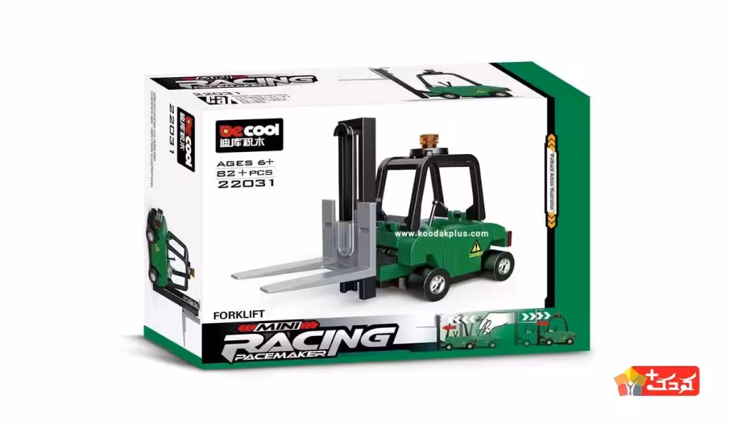 لگو لیفتراک و ماشین آتش نشانی عقب کش دکول مدل 22034-22031