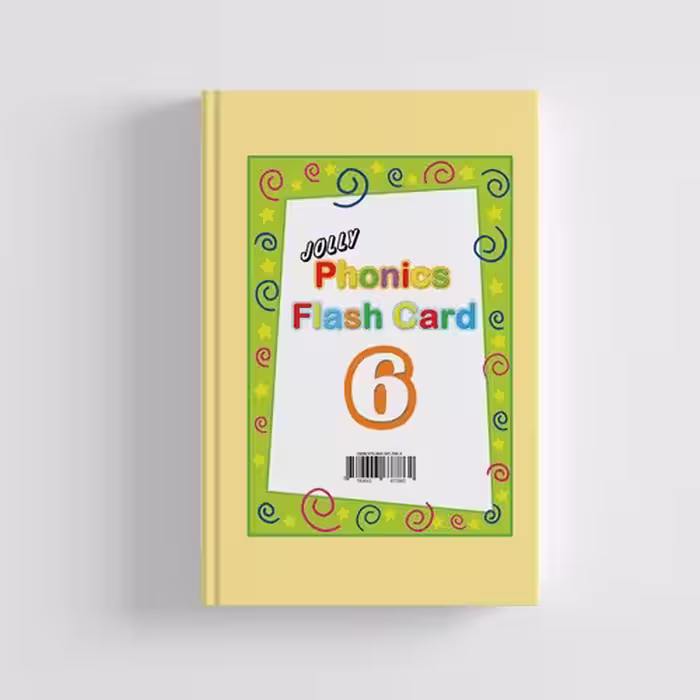 Jolly Phonics 6 Flash Cards (فلش کارت)