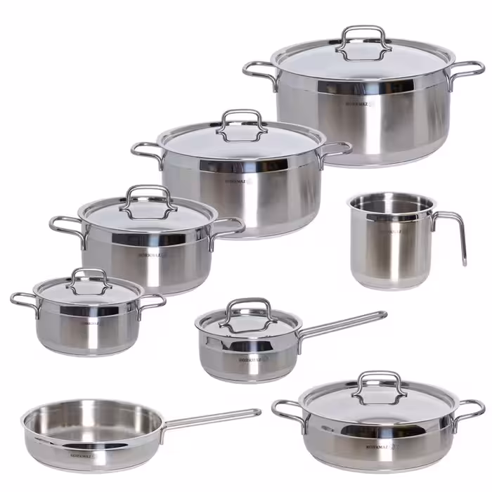 سرویس قابلمه و تابه 14 پارچه کرکماز مدل آلفا گرند کد 1089