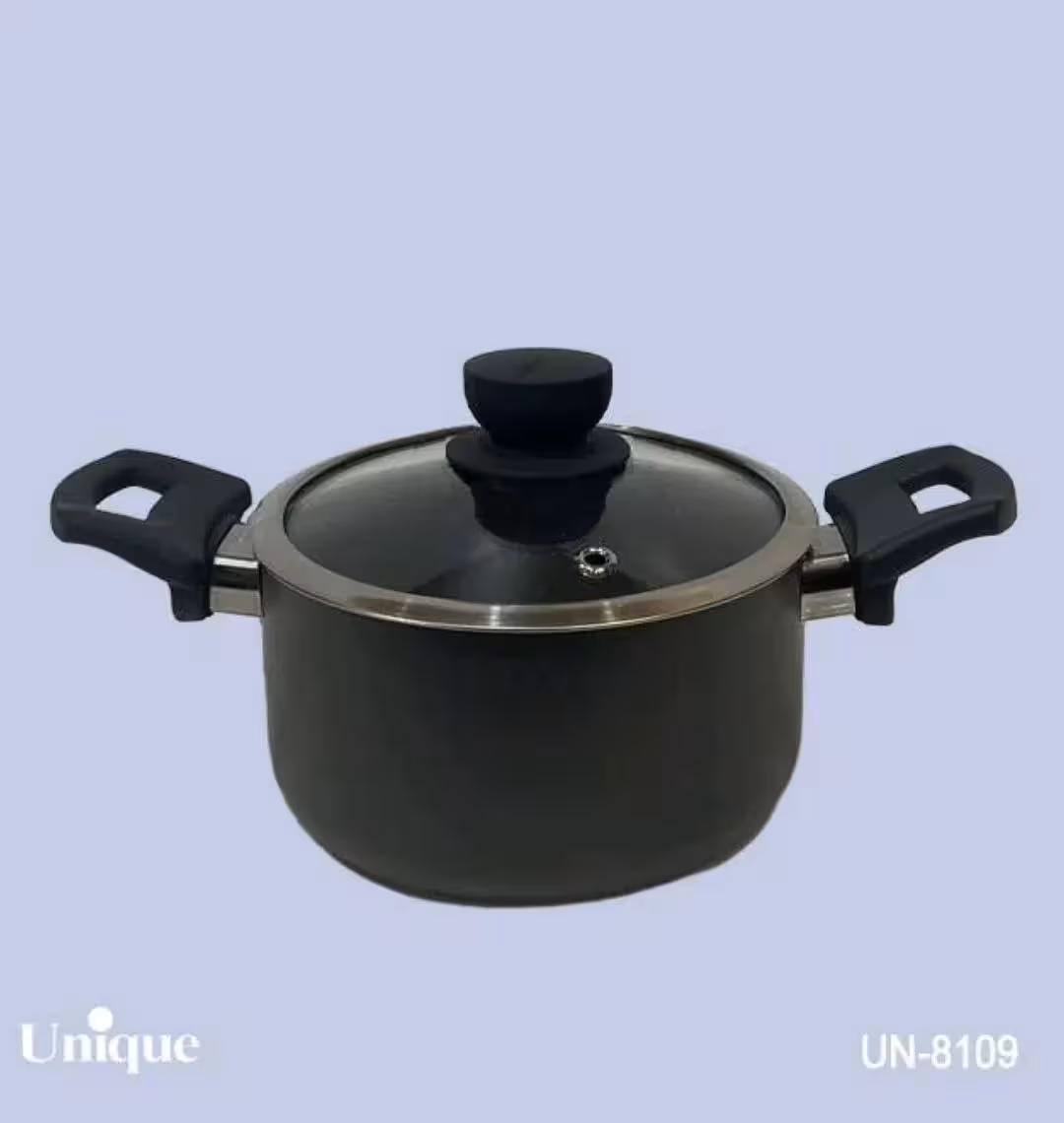 قابلمه تک سایز 28کف گرانیت مشکی یونیک کد UN-8109