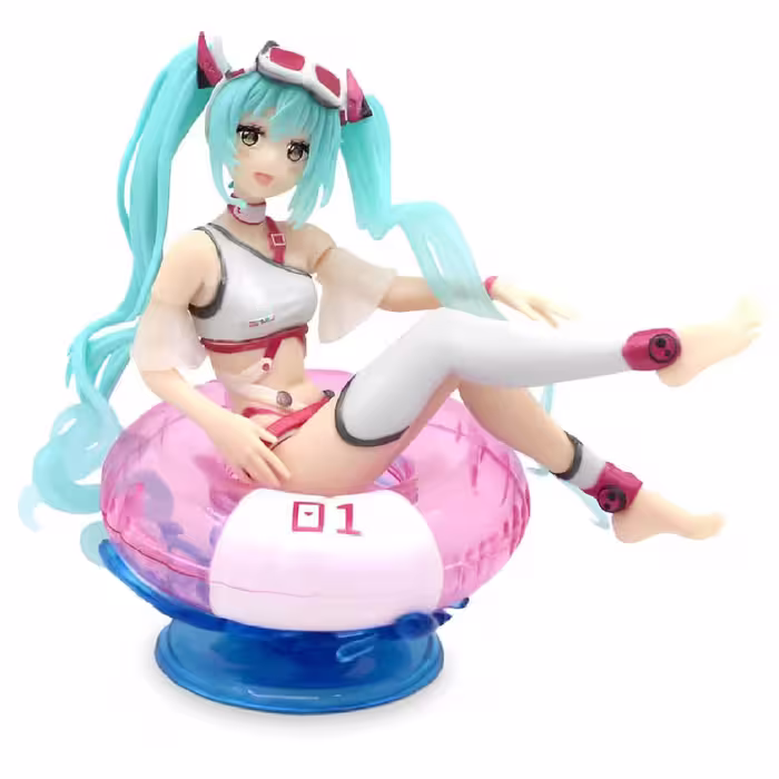 فیگور هاتسونه میکو Hatsune Miku طرح تیوپ‌سوار