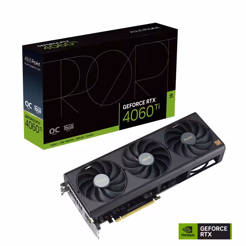 کارت گرافیک ایسوس مدل RTX 4060 Ti Advanced edition-16GB-GDDR6-ProArt