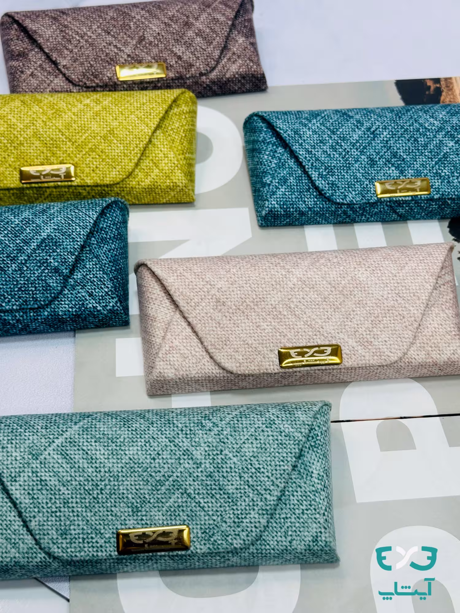 کیف عینک مخملی