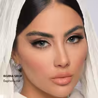 لنز رنگی ایفوریا مدل نیل آبی سبز